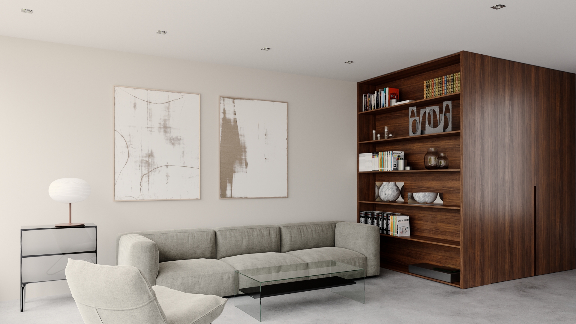 Stropní svítidla v obývacím pokoji